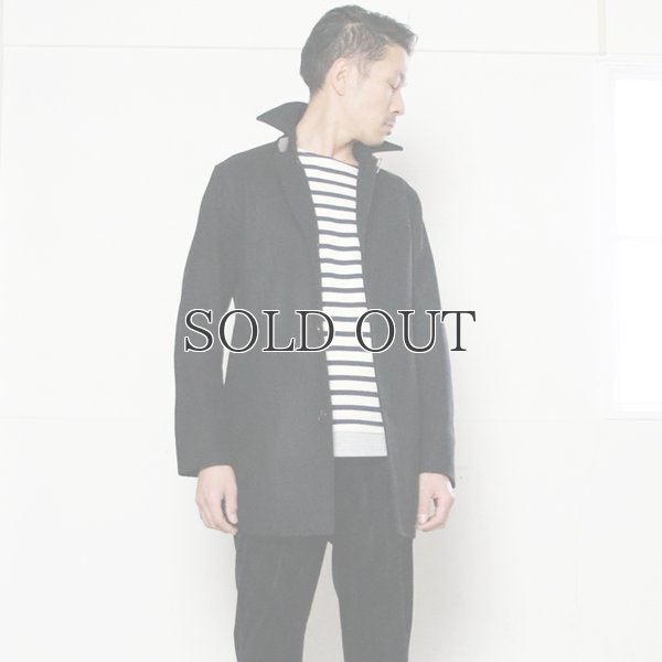 画像4: イタリアMILIORカシミア混メルトン ステンカラーコート / Audience