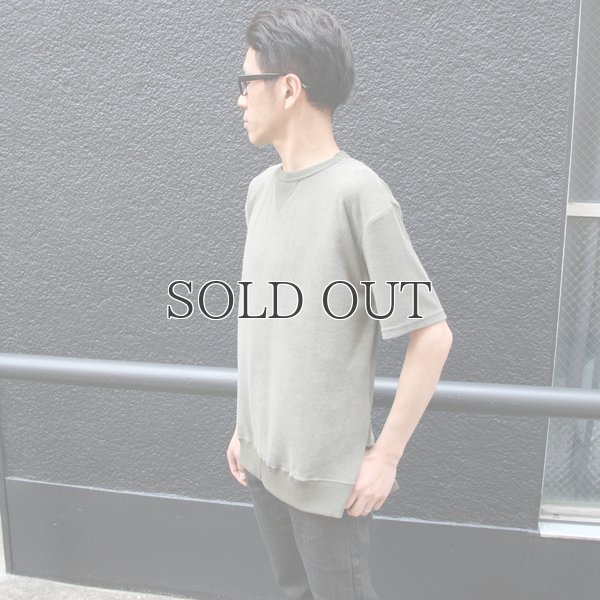 画像8: コットンパイル ガゼットスウェットオーバーサイズ サイドスリット S/S Tee【MADE IN JAPAN】『日本製』/ Upscape Audience