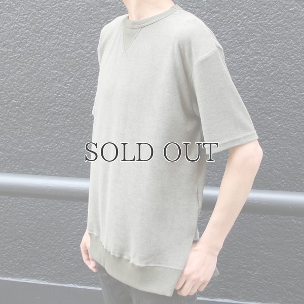画像18: コットンパイル ガゼットスウェットオーバーサイズ サイドスリット S/S Tee【MADE IN JAPAN】『日本製』/ Upscape Audience