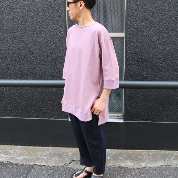 画像8: 【RE PRICE/価格改定】裏毛 サイドスリット 7/S ロング ビッグ スウェット【MADE IN JAPAN】『日本製』/ Upscape Audience