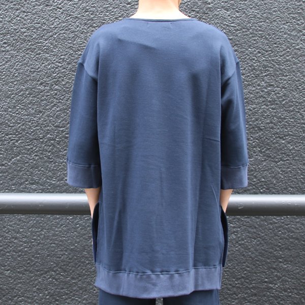 画像14: 【RE PRICE/価格改定】裏毛 サイドスリット 7/S ロング ビッグ スウェット【MADE IN JAPAN】『日本製』/ Upscape Audience