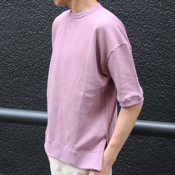 画像24: 【RE PRICE/価格改定】裏毛サイドスリット半袖ビッグスウェット【MADE IN JAPAN】『日本製』/ Upscape Audience