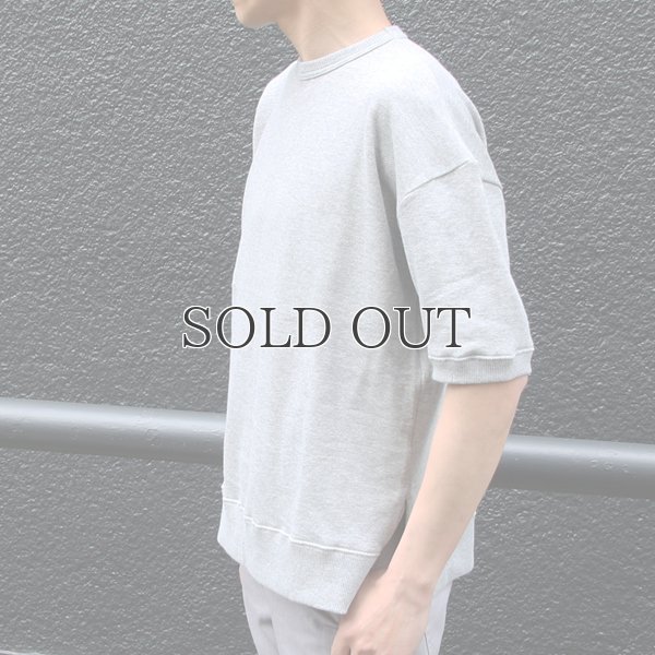 画像25: 【RE PRICE/価格改定】裏毛サイドスリット半袖ビッグスウェット【MADE IN JAPAN】『日本製』/ Upscape Audience