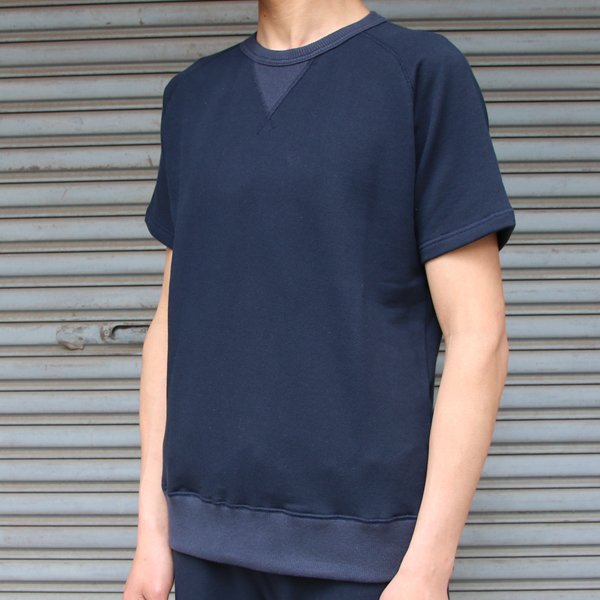 画像16: 【RE PRICE/価格改定】裏毛 ガゼット サドルショルダー S/Sスウェット【MADE IN JAPAN】『日本製』/ Upscape Audience