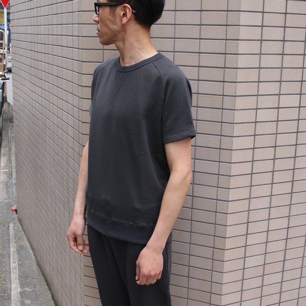 画像12: 【RE PRICE/価格改定】裏毛 ガゼット サドルショルダー S/Sスウェット【MADE IN JAPAN】『日本製』/ Upscape Audience