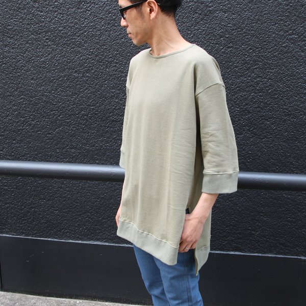 画像7: 【RE PRICE/価格改定】裏毛 サイドスリット 7/S ロング ビッグ スウェット【MADE IN JAPAN】『日本製』/ Upscape Audience