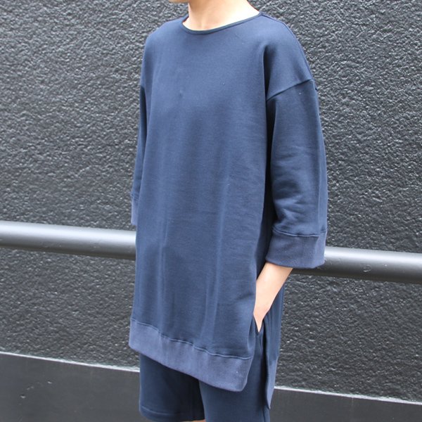 画像18: 【RE PRICE/価格改定】裏毛 サイドスリット 7/S ロング ビッグ スウェット【MADE IN JAPAN】『日本製』/ Upscape Audience