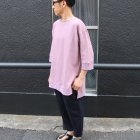 More photos2: 【RE PRICE/価格改定】裏毛 サイドスリット 7/S ロング ビッグ スウェット【MADE IN JAPAN】『日本製』/ Upscape Audience