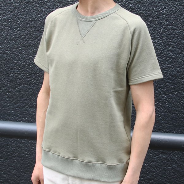 画像21: 【RE PRICE/価格改定】裏毛 ガゼット サドルショルダー S/Sスウェット【MADE IN JAPAN】『日本製』/ Upscape Audience