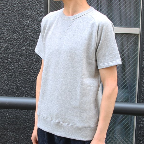 画像23: 【RE PRICE/価格改定】裏毛 ガゼット サドルショルダー S/Sスウェット【MADE IN JAPAN】『日本製』/ Upscape Audience