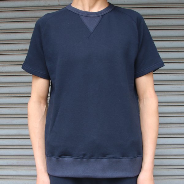 画像13: 【RE PRICE/価格改定】裏毛 ガゼット サドルショルダー S/Sスウェット【MADE IN JAPAN】『日本製』/ Upscape Audience