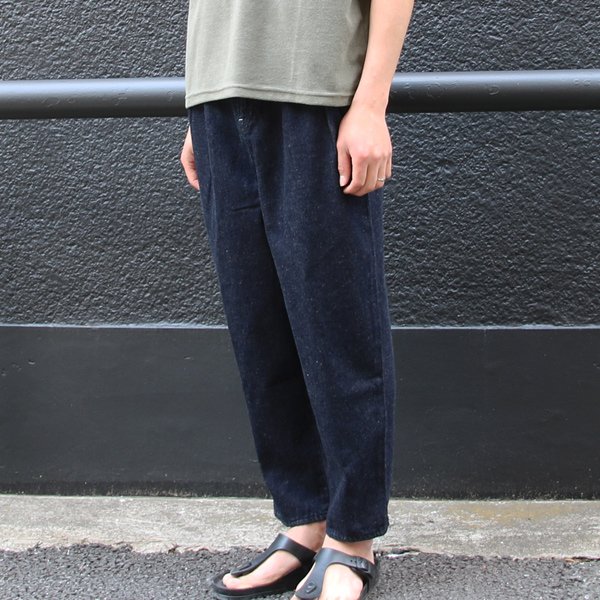 画像7: 【RE PRICE/価格改定】麻混デニムワイド2タックアンクルパンツ【MADE IN JAPAN】『日本製』 / Upscape Audience