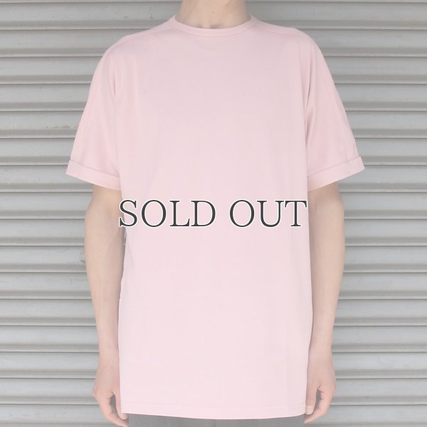 画像17: コーマ天竺クルーネックロールアップサイドスリットロングオーバーサイズ5分袖TEE【MADE IN JAPAN】『日本製』/ Upscape Audience 