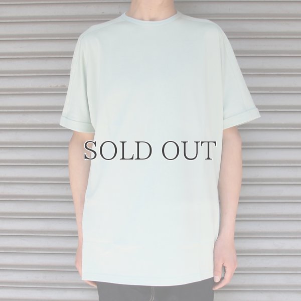 画像19: コーマ天竺クルーネックロールアップサイドスリットロングオーバーサイズ5分袖TEE【MADE IN JAPAN】『日本製』/ Upscape Audience 