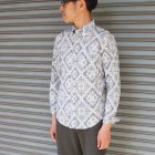 More photos1: 【RE PRICE / 価格改定】バンダナプリントボタンダウンカラー長袖シャツ【MADE IN JAPAN】『日本製』/ Upscape Audience