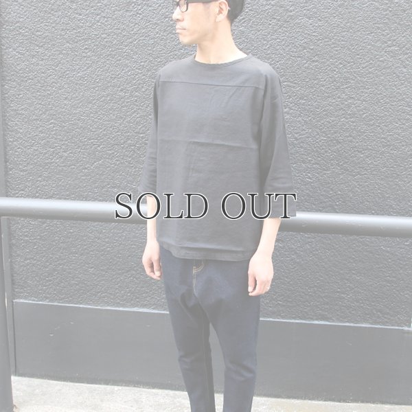 画像4: 綿麻ツイル ヘムラウンド サドルショルダー7/SオーバーサイズシャツTEE【MADE IN JAPAN】『日本製』/ Upscape Audience