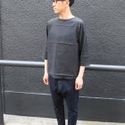 More photos3: 綿麻ツイル ヘムラウンド サドルショルダー7/SオーバーサイズシャツTEE【MADE IN JAPAN】『日本製』/ Upscape Audience