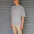 More photos3: 【RE PRICE/価格改定】吊り編み天竺ガゼットC/N スウェット ビッグ 5分袖TEE【MADE IN TOKYO】『東京製』  / Upscape Audience