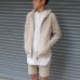 画像15: 【RE PRICE / 価格改定】インディゴサッカーストライプバンドカラーオーバサイズロング長袖_Shirts【MADE IN JAPAN】『日本製』/ Upscape Audience