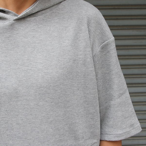 画像18: 【RE PRICE/価格改定】度詰ワッフル サイドスリットビッグプルパーカー【MADE IN JAPAN】『日本製』/ Upscape Audience