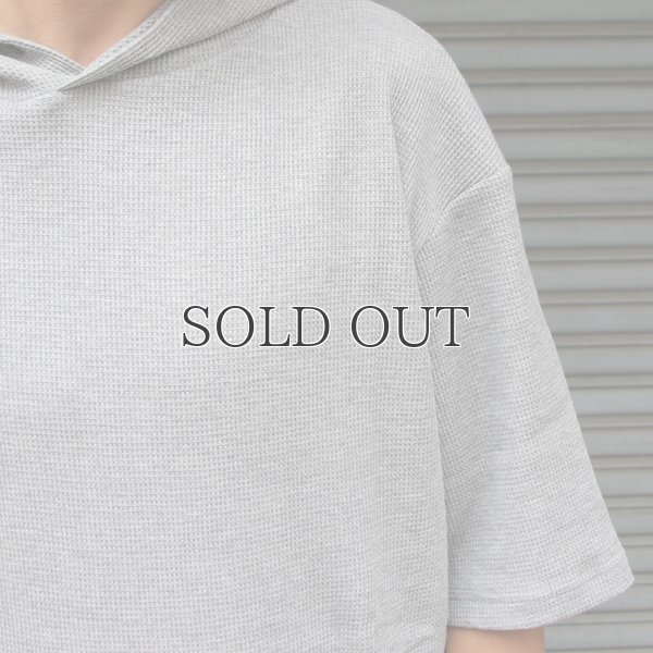 画像18: 度詰ワッフル サイドスリットビッグプルパーカー【MADE IN JAPAN】『日本製』/ Upscape Audience