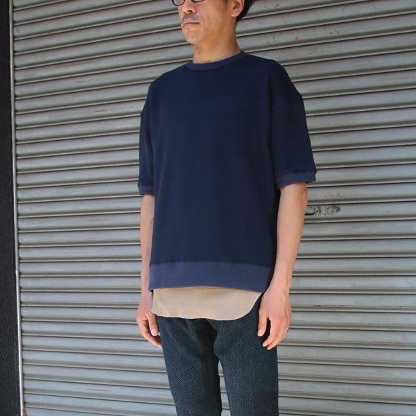 画像13: 【RE PRICE/価格改定】裏毛サイドスリット半袖ビッグスウェット【MADE IN JAPAN】『日本製』/ Upscape Audience