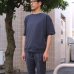 画像15: 【RE PRICE/価格改定】コーマ天竺アシンメトリークルーネック半袖オーバーサイズスウェットTee【MADE IN JAPAN】『日本製』/ Upscape Audience 