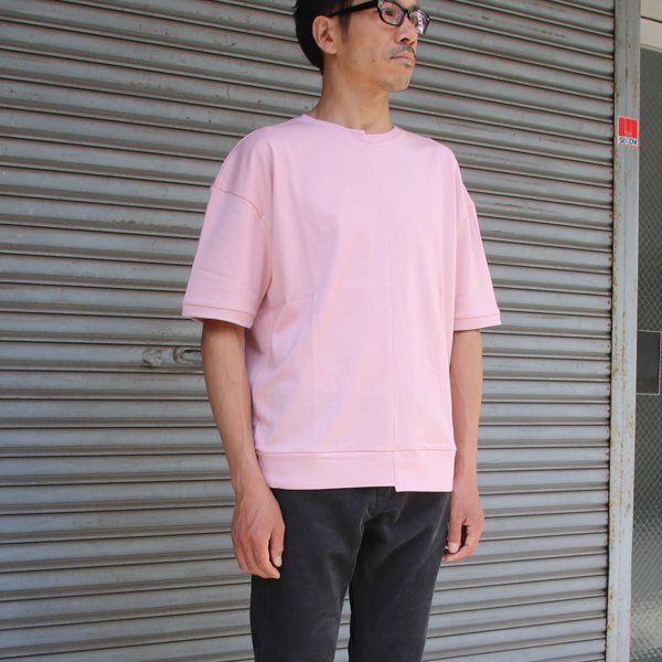 画像12: 【RE PRICE/価格改定】コーマ天竺アシンメトリークルーネック半袖オーバーサイズスウェットTee【MADE IN JAPAN】『日本製』/ Upscape Audience