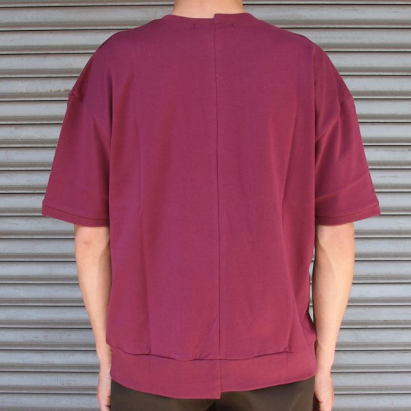 画像19: 【RE PRICE/価格改定】コーマ天竺アシンメトリークルーネック半袖オーバーサイズスウェットTee【MADE IN JAPAN】『日本製』/ Upscape Audience
