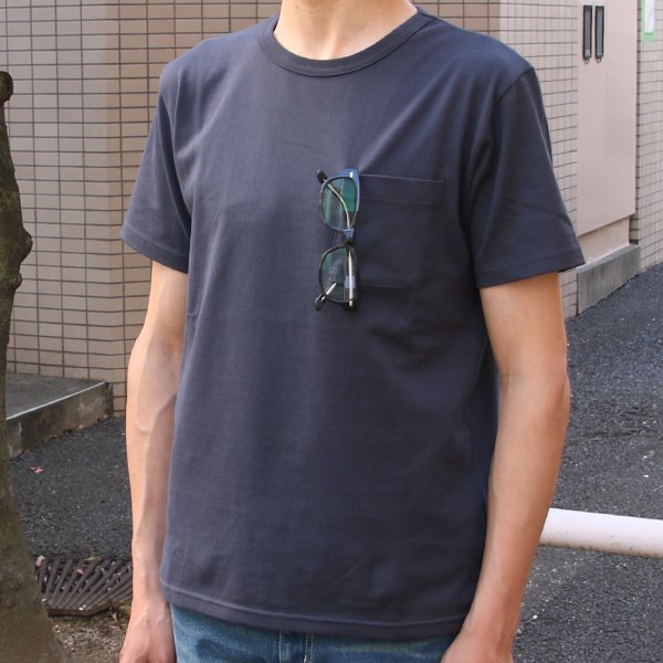 画像24: 【RE PRICE/価格改定】コーマ天竺クルーネックグラスポケット付き半袖Tee【MADE IN JAPAN】『日本製』/ Upscape Audience 