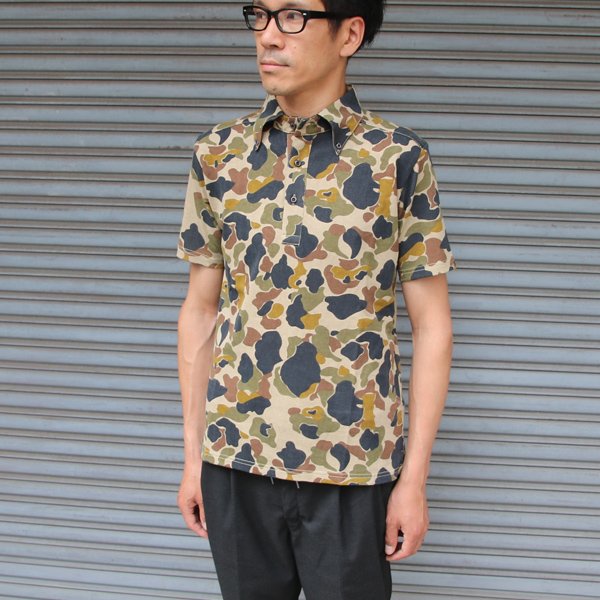 画像8: 【RE PRICE / 価格改定】ダックカモプリント天竺ボタンダウンカラーポロシャツ【MADE IN JAPAN】『日本製』/ Upscape Audience