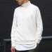 画像16: ランダムワッフル サドルショルダー タートルネック L/S ニットソー【MADE IN JAPAN】『日本製』/ Upscape Audience