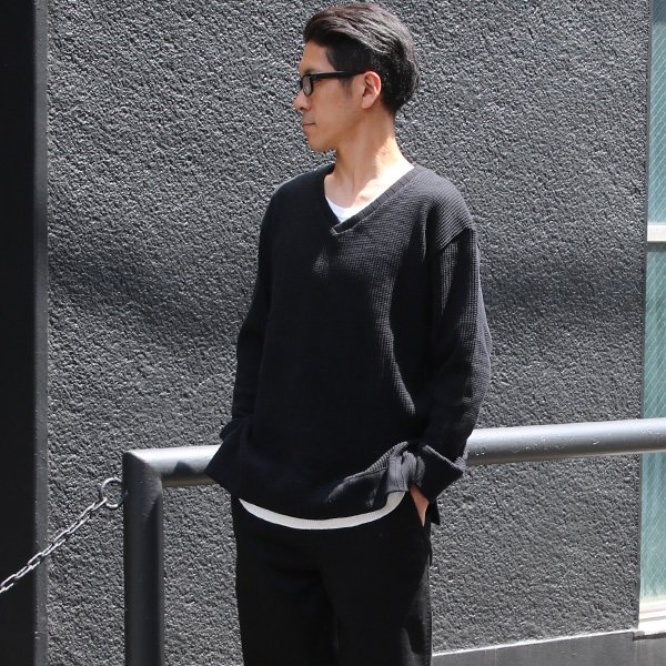 画像10: 【RE PRICE / 価格改定】ランダムワッフル ヘムラウンド ロングタンクトップ【MADE IN JAPAN】『日本製』/ Upscape Audience