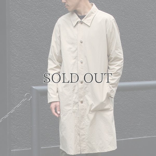 画像12: ヴィンテージナイロンオックス ルーズフィット ステンカラーロングコート【MADE IN JAPAN】『日本製』/ Upscape Audience