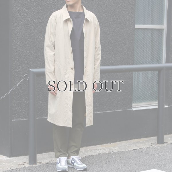 画像9: ヴィンテージナイロンオックス ルーズフィット ステンカラーロングコート【MADE IN JAPAN】『日本製』/ Upscape Audience
