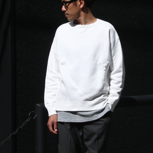 画像9: ヴィンテージ30/7裏起毛 Vガゼット クルーネック スウェット【MADE IN TOKYO】『東京製』/ Upscape Audience