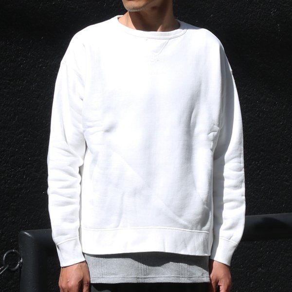 画像15: ヴィンテージ30/7裏起毛 Vガゼット クルーネック スウェット【MADE IN TOKYO】『東京製』/ Upscape Audience