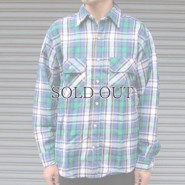 画像6: FIVE BROTHER (ファイブブラザー) フランネルチェックシャツ 【MADE IN U.S.A】『米国製』/ デッドストック