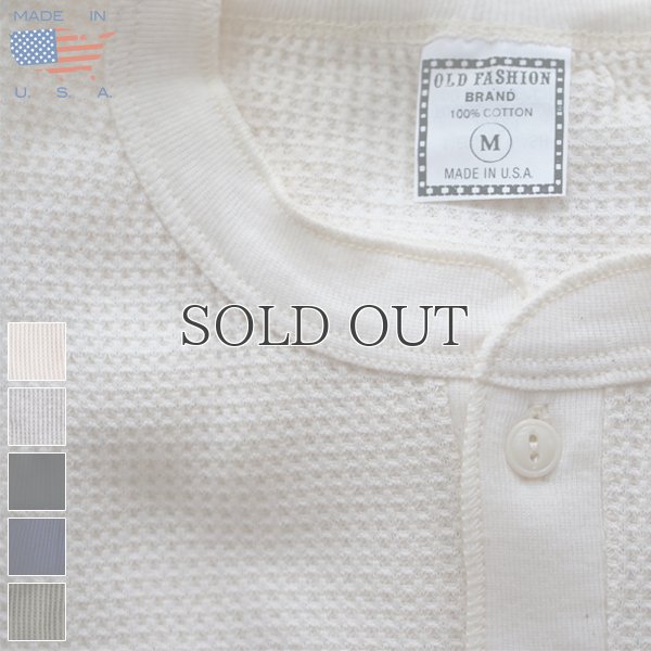 画像6: OLD FASHION (オールドファッション) サーマルヘンリーネックカットソー【MADE IN U.S.A】『米国製』/ デッドストック