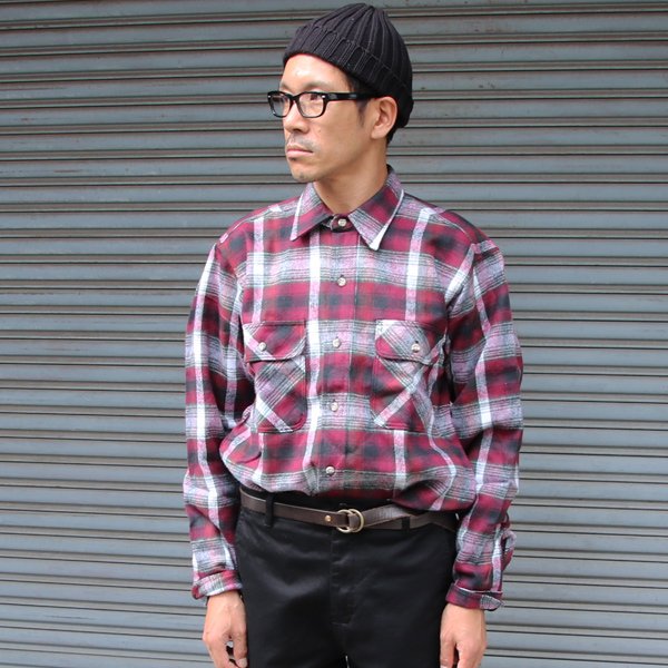 画像5: MELTON COMPANY (メルトンカンパニー) Wintermaster BRAWNY FLANNEL SHIRTS TRIPPER STITCH【MADE IN U.S.A】『米国製』/ デッドストック