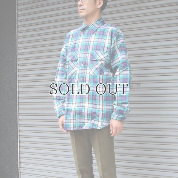 画像4: FIVE BROTHER (ファイブブラザー) フランネルチェックシャツ 【MADE IN U.S.A】『米国製』/ デッドストック