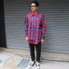 More photos1: MELTON COMPANY (メルトンカンパニー) Wintermaster BRAWNY FLANNEL SHIRTS TRIPPER STITCH【MADE IN U.S.A】『米国製』/ デッドストック