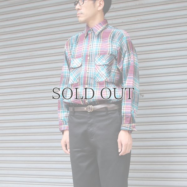 画像3: FIVE BROTHER (ファイブブラザー) フランネルチェックシャツ 【MADE IN U.S.A】『米国製』/ デッドストック