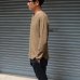 画像11: ランダムワッフル ヘムラウンドVネック　L/S　ニットソー【MADE IN JAPAN】『日本製』/ Upscape Audience