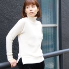 More photos1: 【RE PRICE/価格改定】ビッグワッフルサドルショルダータートルネックニット[Lady's]【MADE IN JAPAN】『日本製』 / Upscape Audience