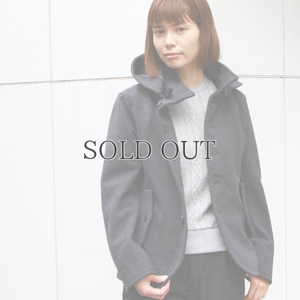 画像5: 840g ピュアウールメルトン脱着フードスタンドジャケット [Lady's]【送料無料】 / Audience