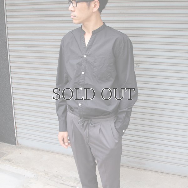 画像14: 【RE PRICE / 価格改定】タイプライターVネックバンドカラー L/S シャツ【MADE IN JAPAN】『日本製』/ Upscape Audience