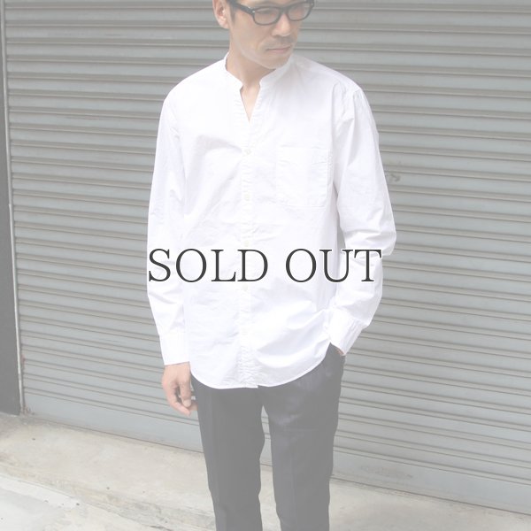 画像15: 【RE PRICE / 価格改定】タイプライターVネックバンドカラー L/S シャツ【MADE IN JAPAN】『日本製』/ Upscape Audience