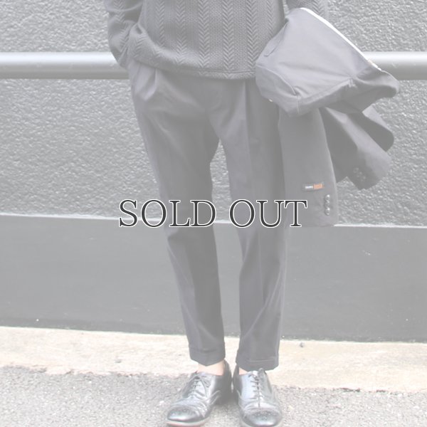 画像11: イタリアBESTE社 コットンツイル 2タックアンクルパンツ / Audience