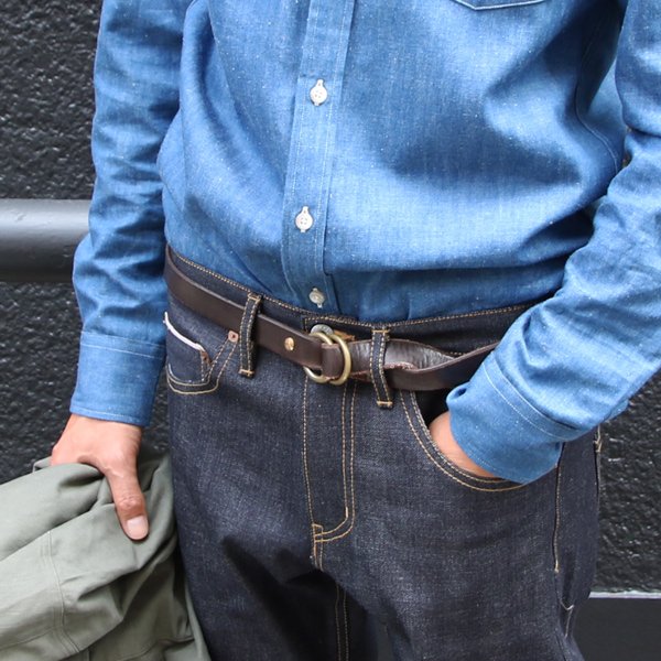 画像3: レザーリングベルト-Narrow-(VS-601)【MADE IN JAPAN】『日本製』 / vasco